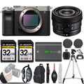 G f/2.8 a7C Camera (Silver) Lens Sony KIT +24mm -LOADED