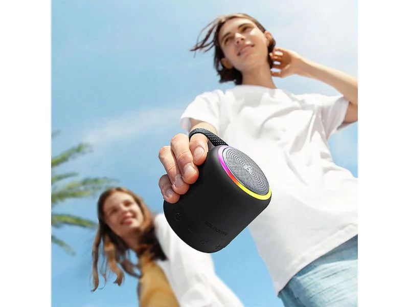 Pro Playtime Mini 2-Pack Soundcore B3127Z11 Bluetooth Speaker 15H Waterproof IPX7 3 Portable