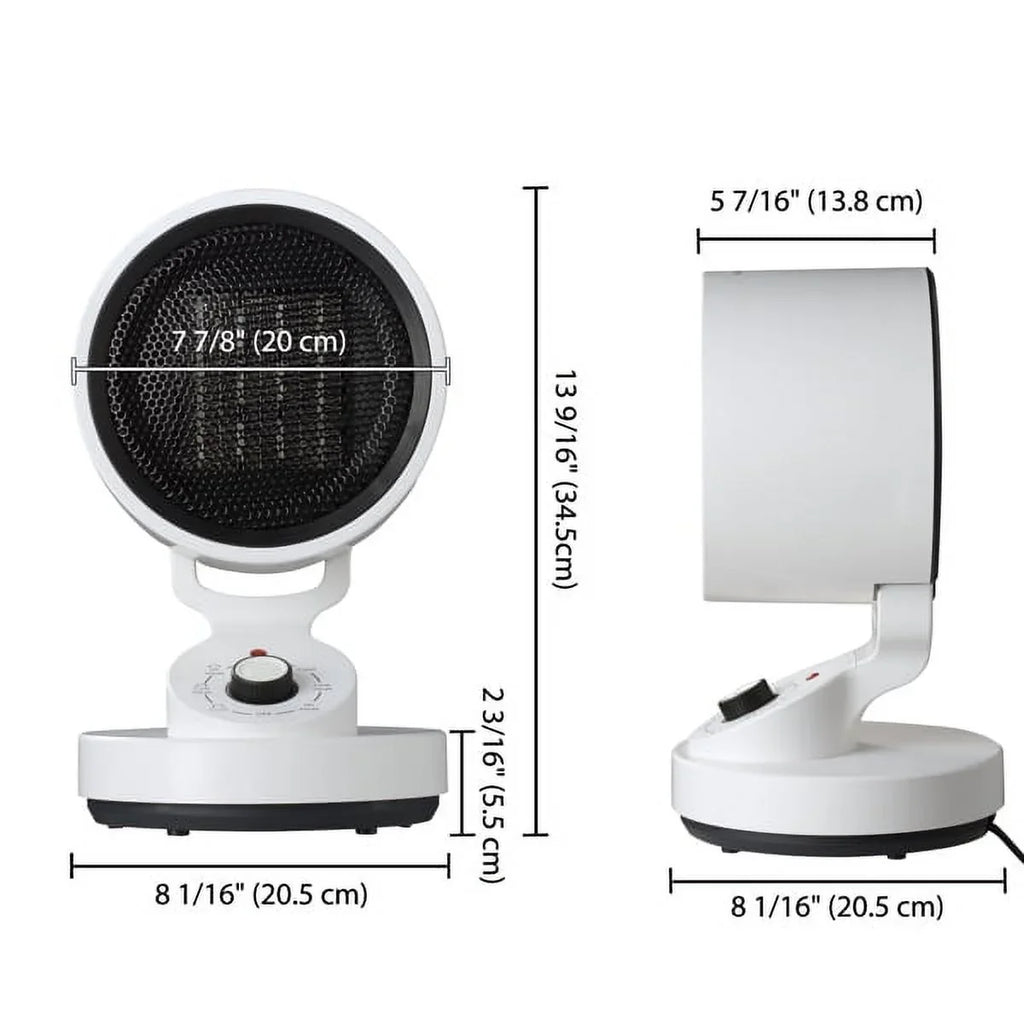 (900W), Heat and 3 , modes Heat Cooling Up Heat (1500W), Machine Low Space & Office Heater for Fan,with Cool including Space Quick 2-In-1 High Mode Electric Fan, (10W) Cool Home, Warm
