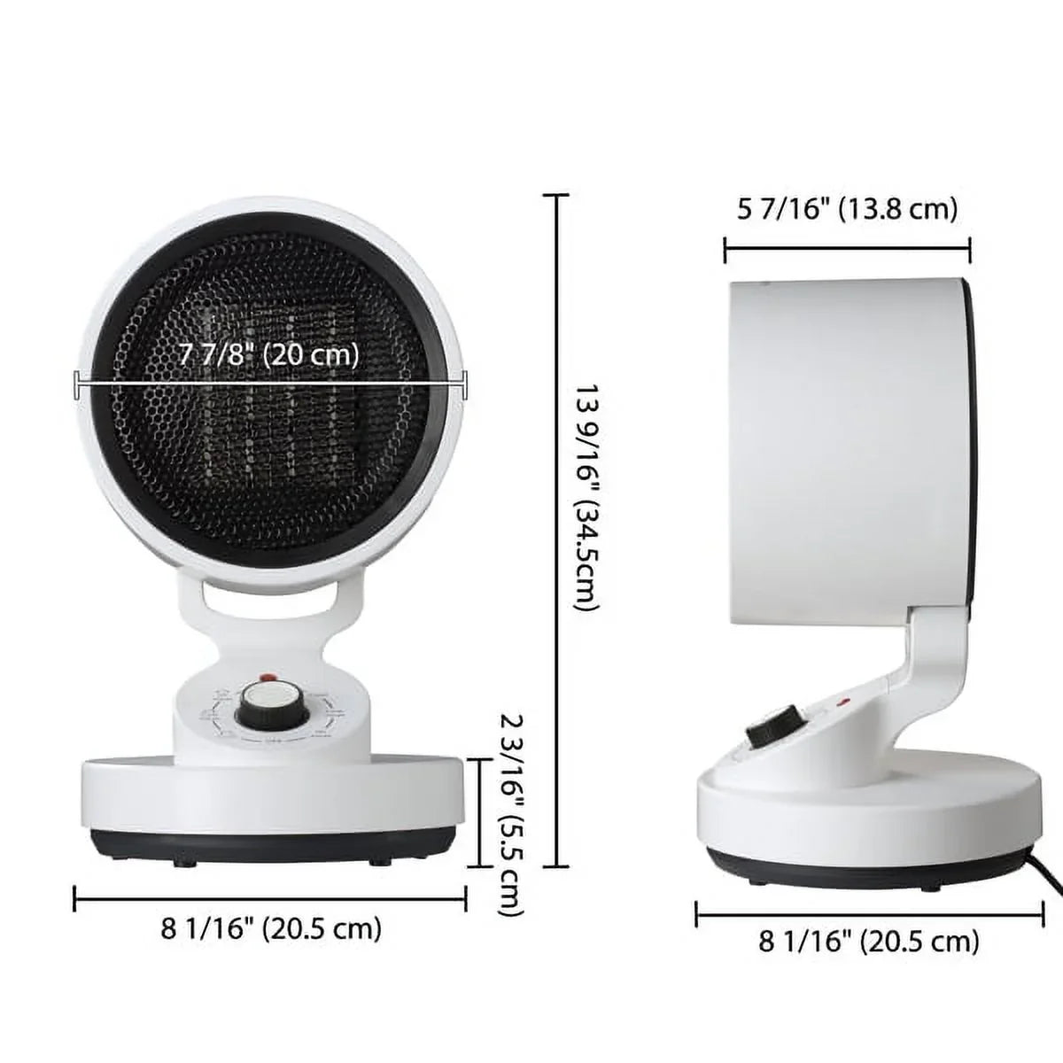 (900W), Heat and 3 , modes Heat Cooling Up Heat (1500W), Machine Low Space & Office Heater for Fan,with Cool including Space Quick 2-In-1 High Mode Electric Fan, (10W) Cool Home, Warm