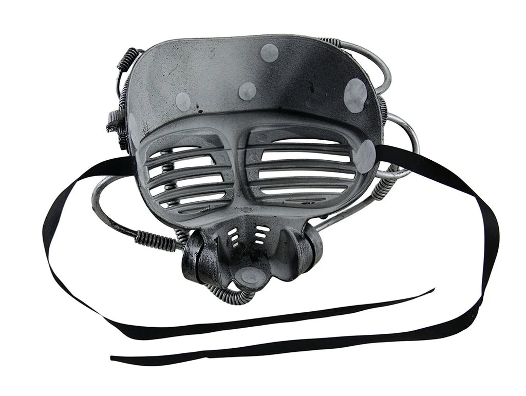 Mask Silver Face Finish - Steampunk Full Metallic Diver Zeckos Submarine