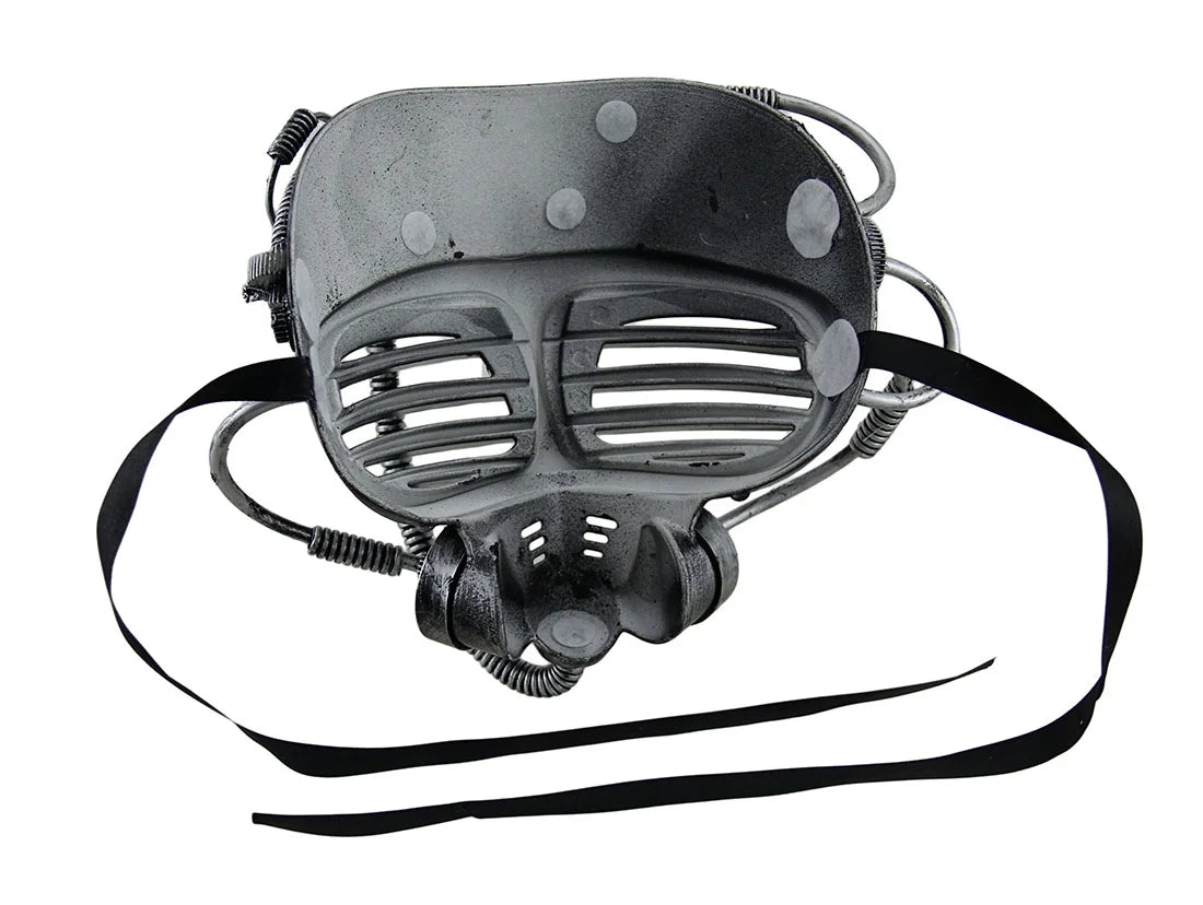 Mask Silver Face Finish - Steampunk Full Metallic Diver Zeckos Submarine