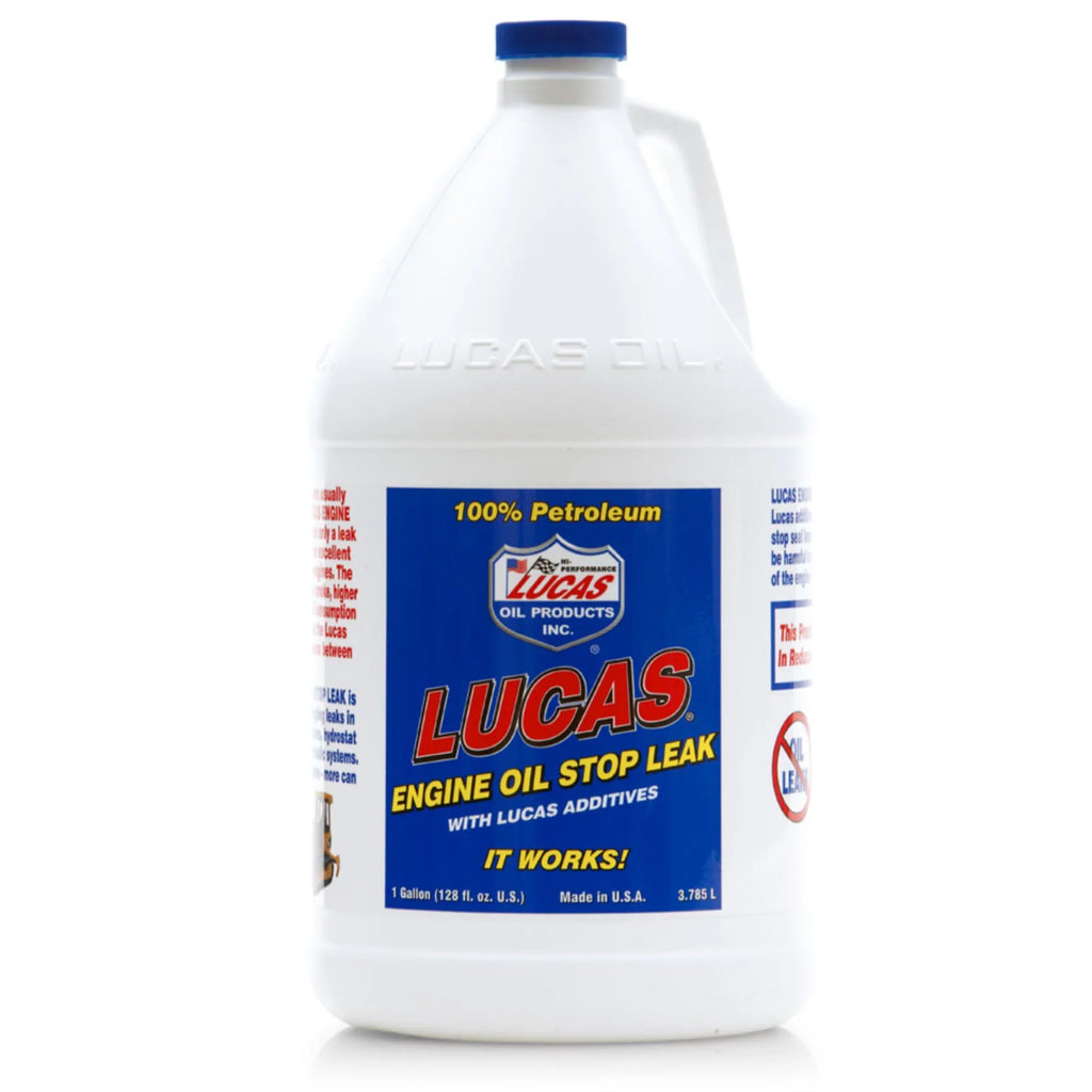 Engine Oil Oil 10279 Engine Lucas Oil Leak, Bottle Stop Size Gallon Additives,