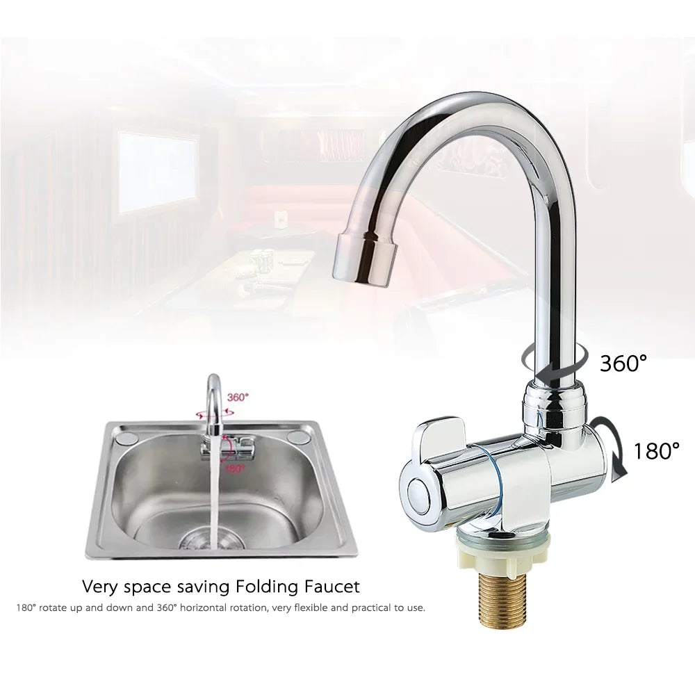 RV Rotating Motorhome Camper Deck/Wall Suzicca Travel for Kitchen Recreational High-end Trailer Vehicle Mounted