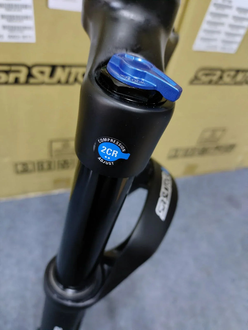 Fork (BOOST: (Manual) Air Bicycle RAIDON34 SUNTOUR 29" SR 110X15mm) Travel 120mm MTB Suspension Tapered