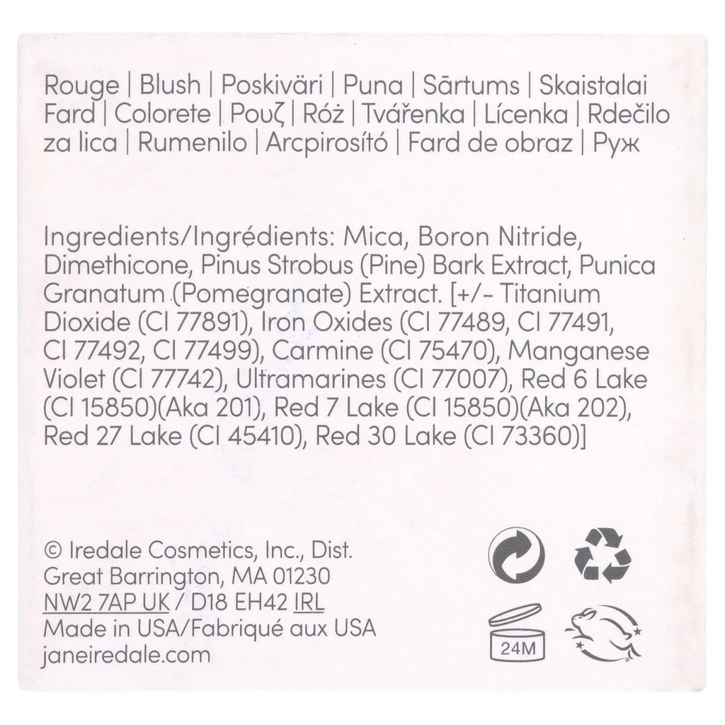 Pink Clearly Blush PurePressed Jane - Iredale