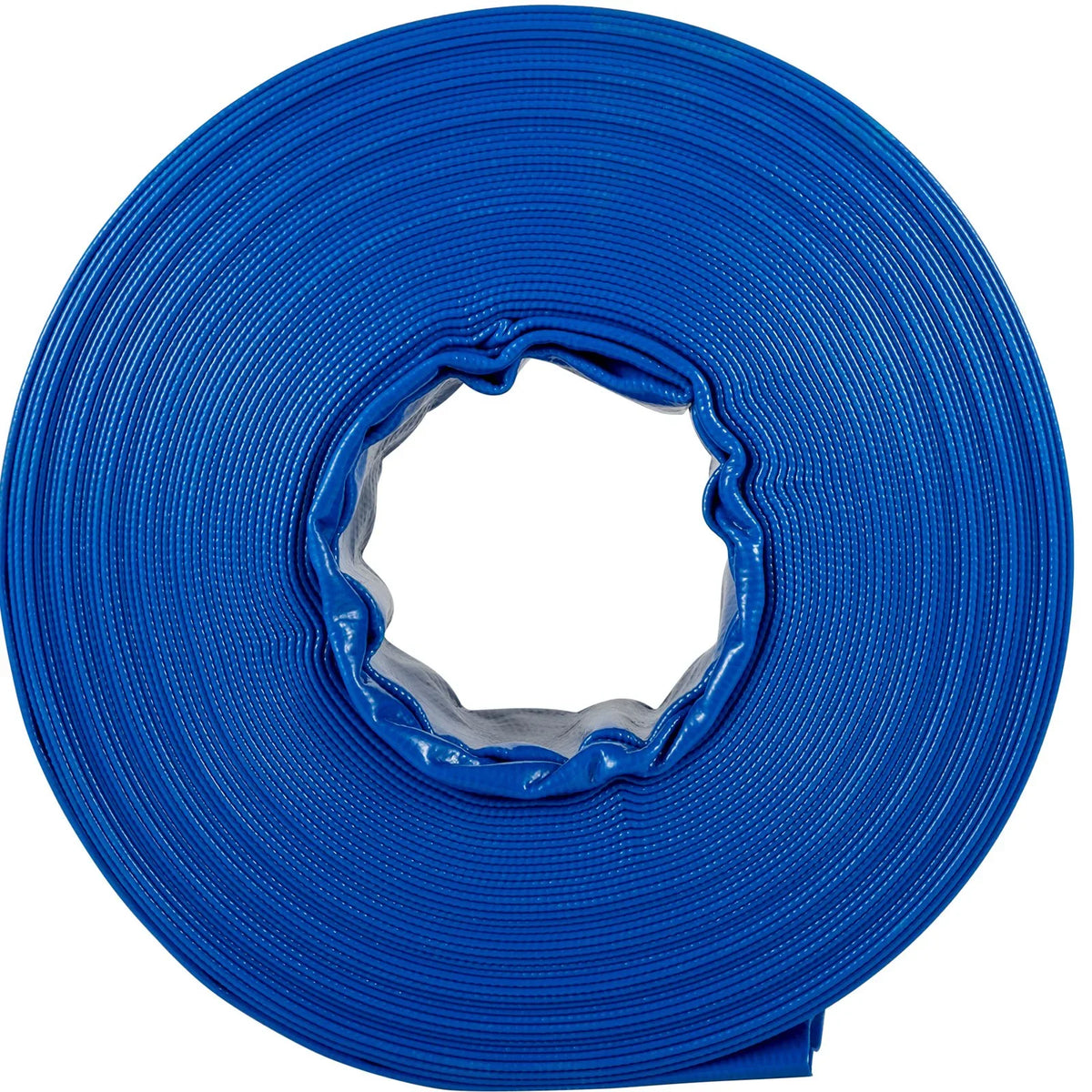 Blue Ideal Clamps, Hose, Discharge for & VEVOR Weather-proof Heavy Flat Lay 105', & Swimming Fabric Transfer, with Water 1-12" Hose, Backwash Hose Drain Burst-proof, Pool Duty x