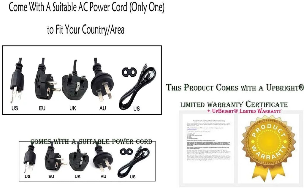 HW-NW700/ZA AC/DC HW-NW700 25W HW-NW700/EN Power with Slim HW-NW700/ZC HWNW700/XY 23V Adapter NW Supply Compatible Cord Soundbar Speaker 700 DC23V Samsung HW-NW700/ZG HW-NW700/XS HW-NW700/XN UPBRIGHT