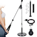 Fitness Training Cable Detachable Pin Upgraded Home Biceps System with Rotation Workout Machine Degree Tomfoto Super-Silent Pulley Gym Triceps 360 Attachment Loading Arm Pulley Equipment Strength