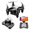 RC 2pcs Drone Gift Beginners Mini Drones Toys for and Landing Kids,RC for Foldable Quadcopter Aircraft Click and Batteries,Headless Suitable Camera With Take-off One K01 HD