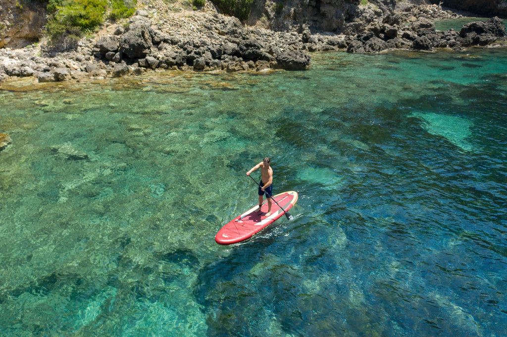 & SUP Safety ATLAS Inflatable - including Board Paddle Package, Paddle, Up 12'0" Stand Pump Harness Marina Carry Aqua Fin, - Bag,