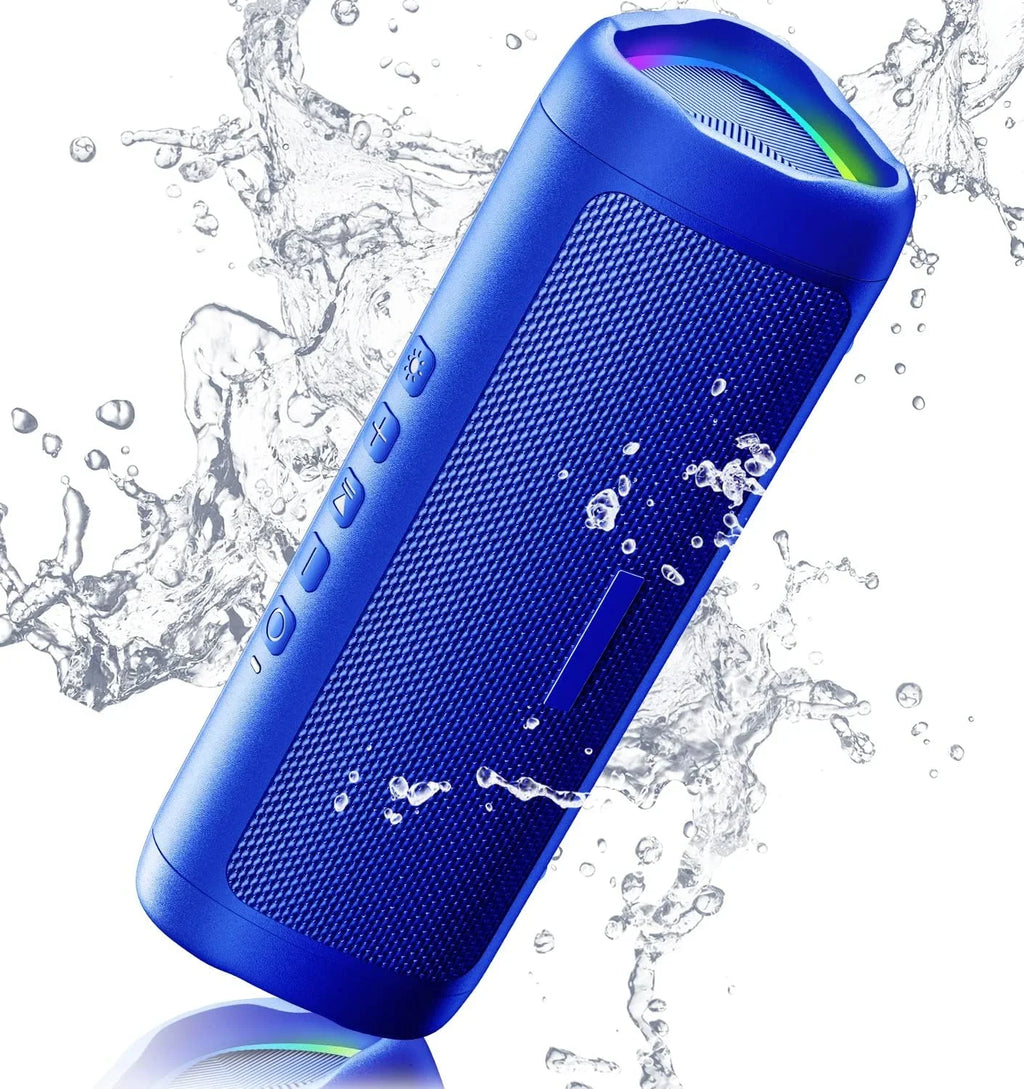 HD Speakers to Playtime, 24H Bluetooth Pairing, IPX5 with TWS Portable Waterproof, Up Sound, BT5.3,
