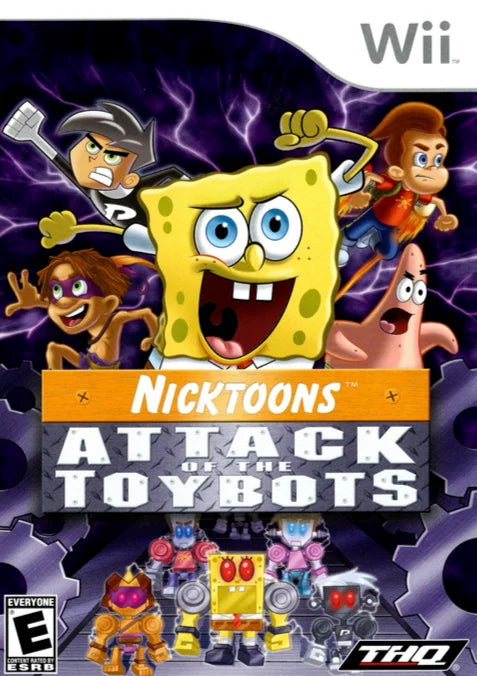 '- Nintendo Toybots Wii Nicktoons: the of Attack