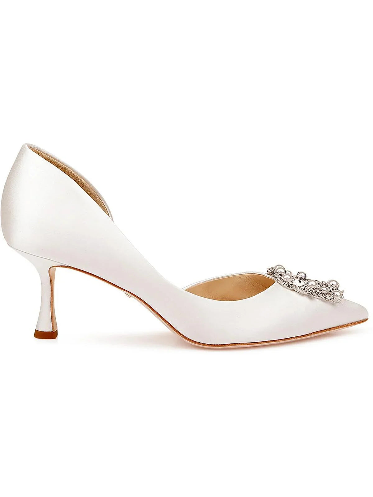 Badgley Embellished Pumps Fabia Satin Mischka Womens