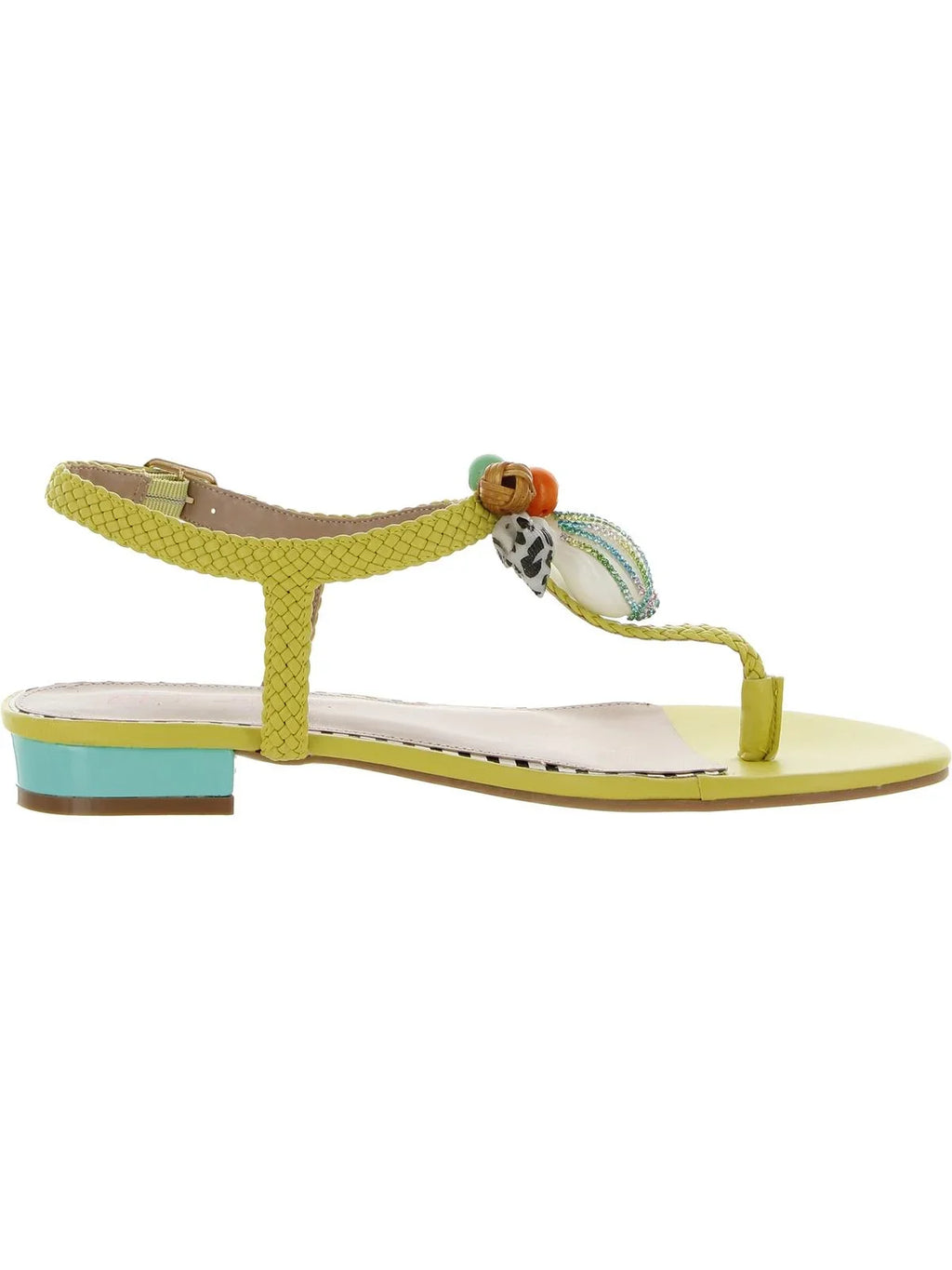 Slingback Womens Johnson Aleena Buckle Embellished Betsey Sandals