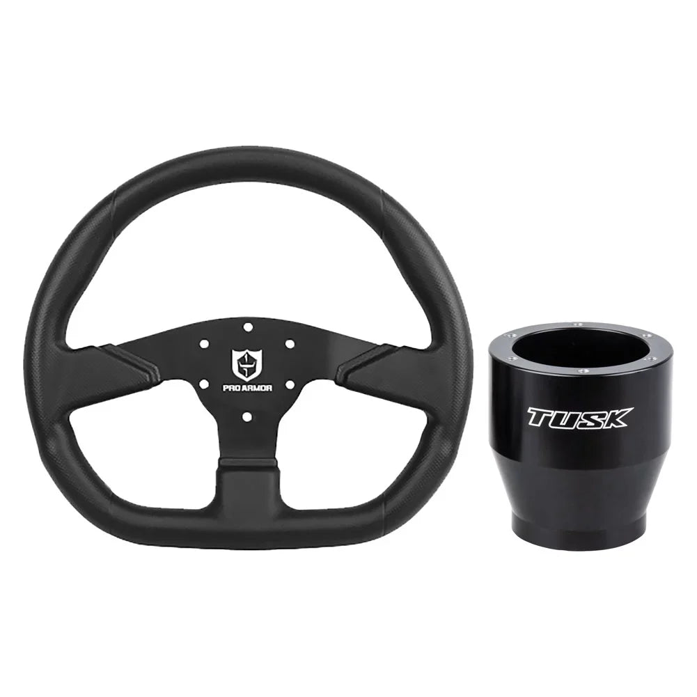Tusk Armor Shaped 2009 700 Steering Polaris RANGER Wheel Steering with Hub Wheel HD For "D" Wheel Steering Pro