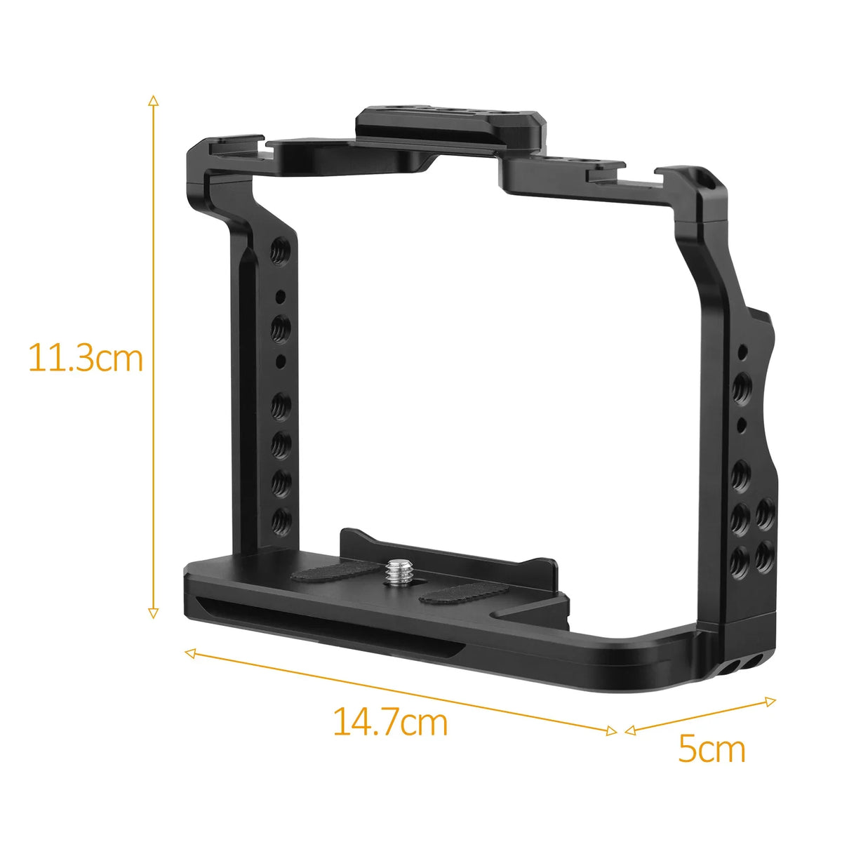 II Numerous Shoe Video A7R A7S A7II/ A7R Aluminum Andoer Cage Cold Inch Threads Replacement Dual 1/4 Mounts Cage Alloy A7IV/ Camera III/ with A7III/ II/ for Sony