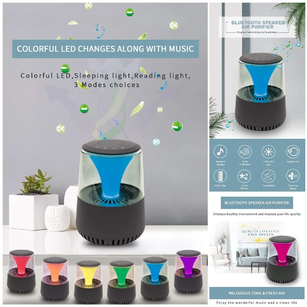 Settings Purifier AR-04 WBM with Quiet Fan Operation, Filter Smart Air 3 HEPA Smart
