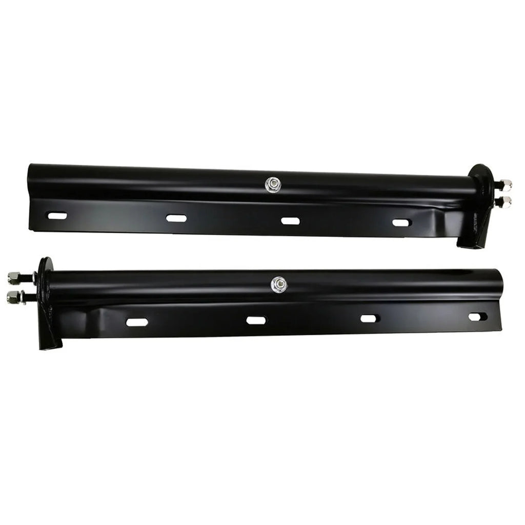 Length 1-1/8" Bolt Bracket Loaded Spring 30" Mudflap Trucks Hanger Semi Holder Spacing for Flap Mud Straight POWERWORKS Set