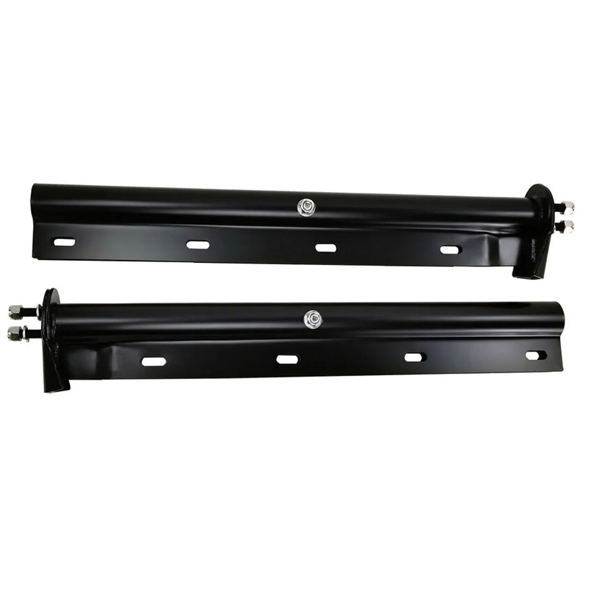 Length 1-1/8" Bolt Bracket Loaded Spring 30" Mudflap Trucks Hanger Semi Holder Spacing for Flap Mud Straight POWERWORKS Set