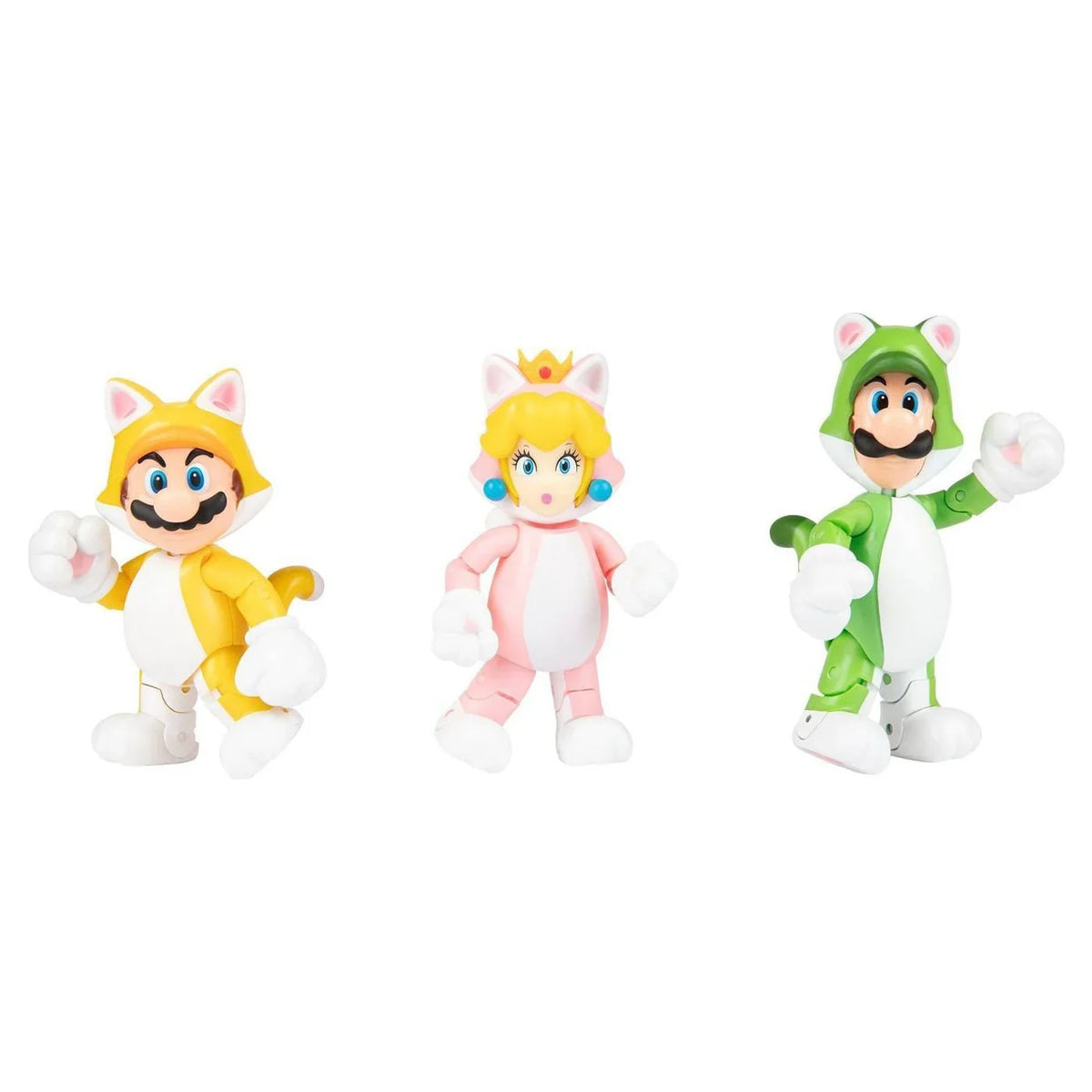 World Browsers Peach Super Luigi Fury 3D Mario Mario Figure Cat Toy Pack Multi