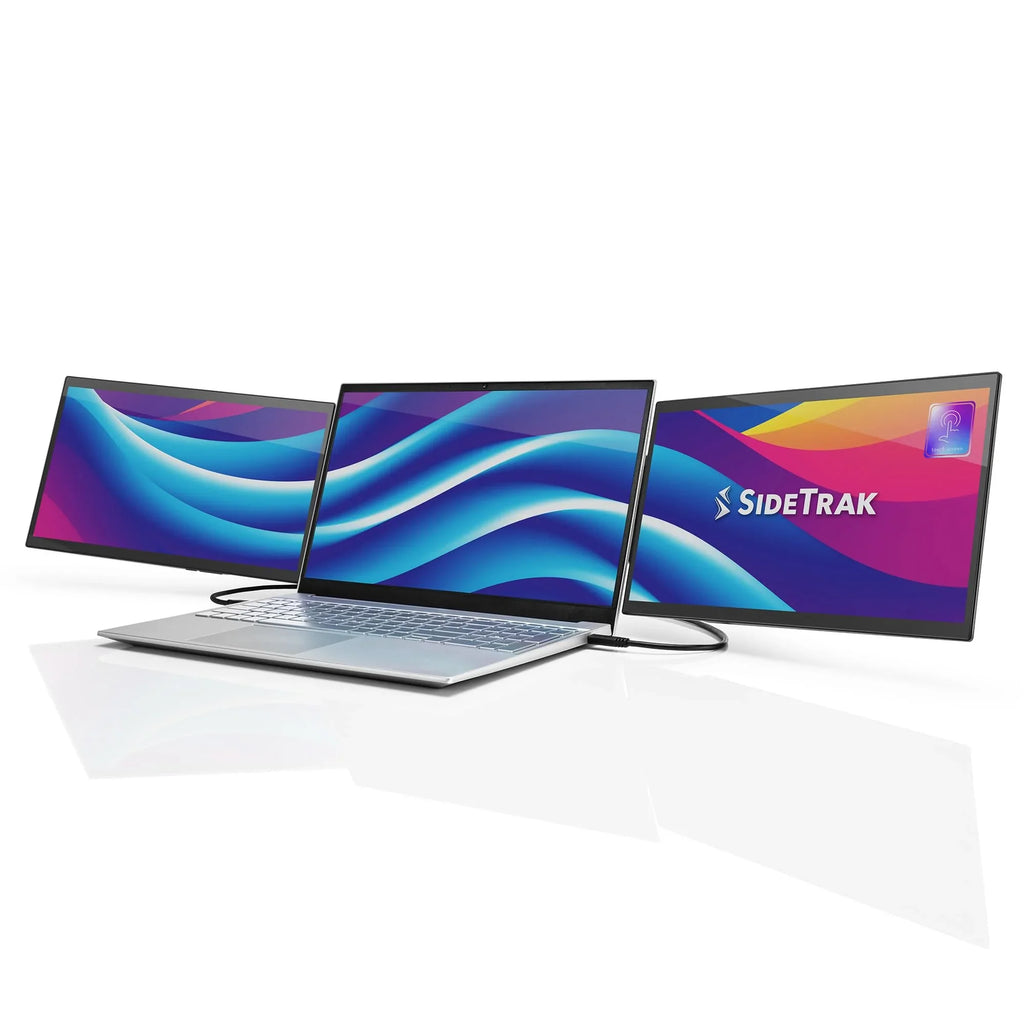 for Attachable Monitor Laptops Touchscreen Swivel Triple Touch Pro Ultra | SideTrak Slim Portable