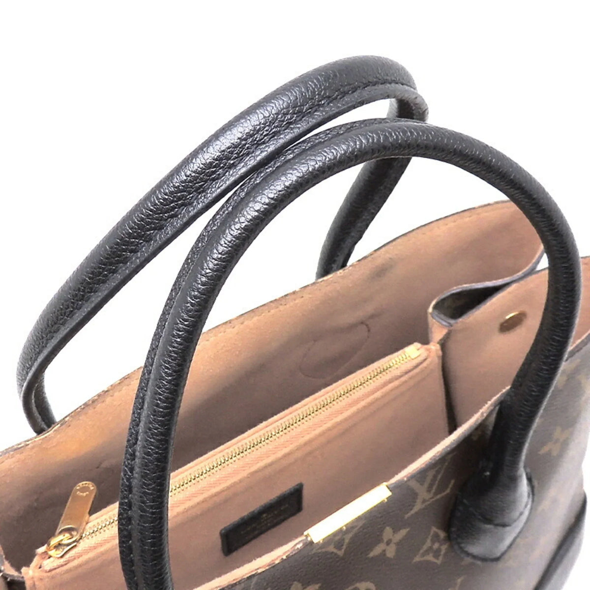 Vuitton Pre-Owned Monogram (Good) Macassar Louis Handbag M41595 Brown Flandrin Ladies