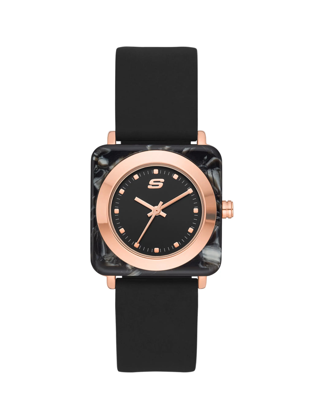 Calabar Skechers Square Silicone Watch Women's Three-Hand