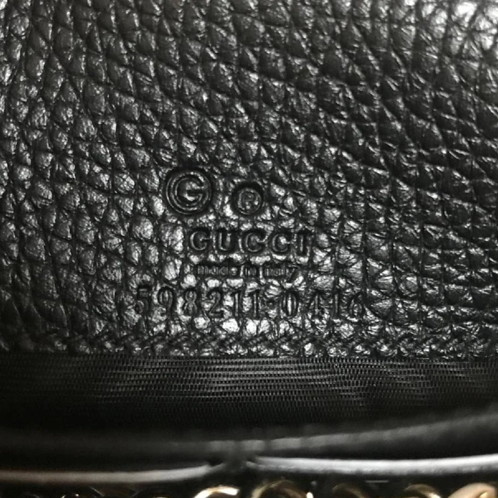 Bag Wallet Cross Leather Body Chain Soho on Gucci