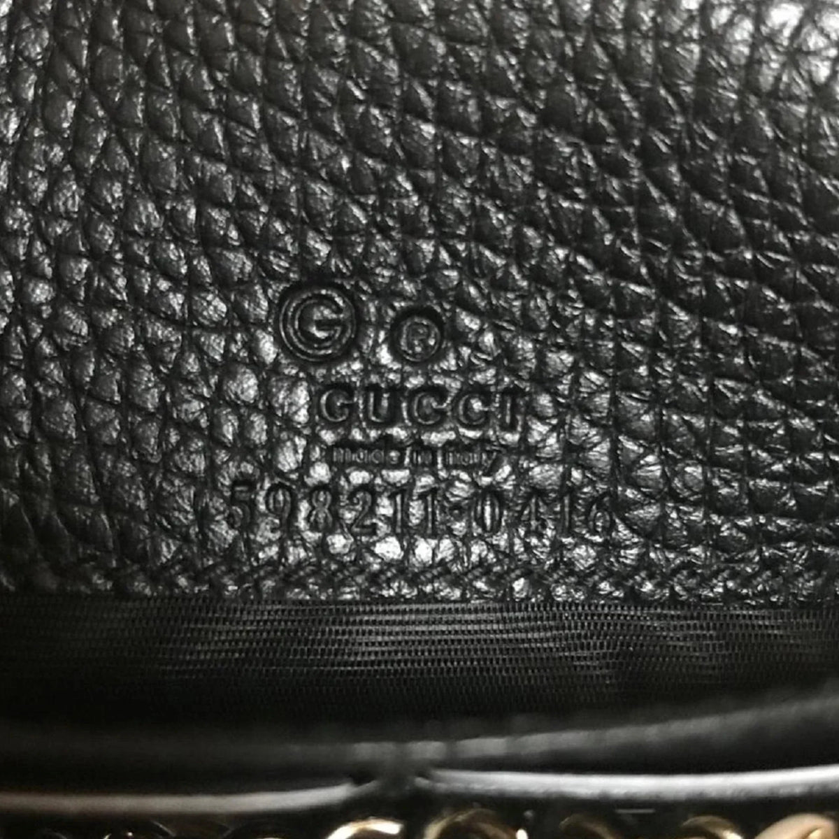 Bag Wallet Cross Leather Body Chain Soho on Gucci