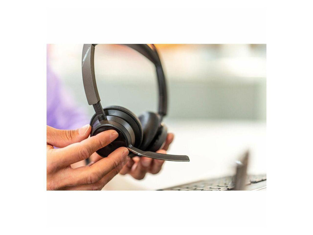 Ear-cup - On-ear Tech... 20 2 USB Type - - - Headset Bluetooth 20 Binaural Noise Poly Stereo Certification - - A kHz Focus Voyager Hz Over-the-head, MEMS - - - - - Microsoft Cancelling, Wireless Teams