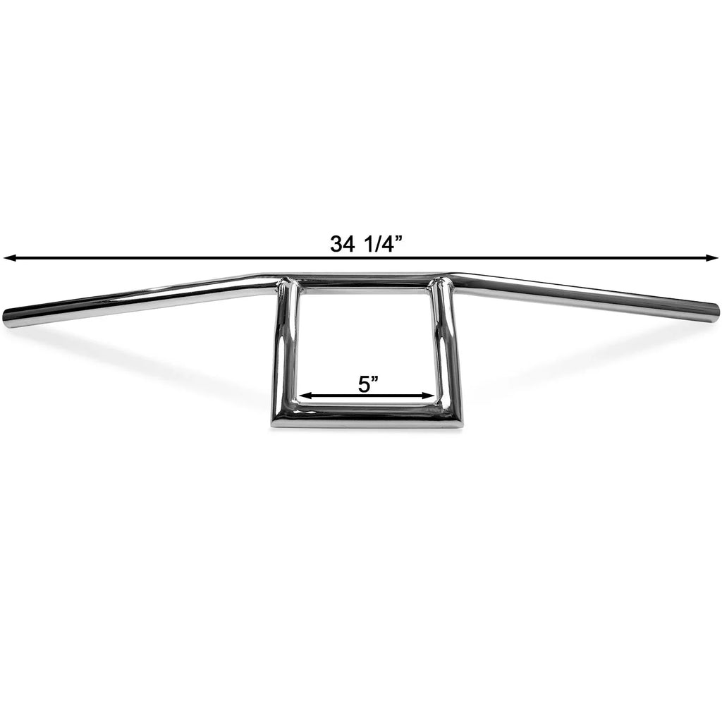1000 Yamaha Box Krator 1" Compatible Handlebar Attack Motorcycle FZR 400 with 600 Style Chrome 750 Window
