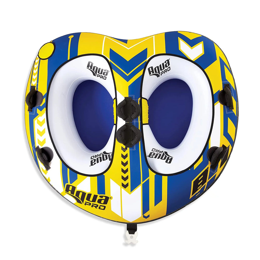 Yellow Heavy & AquaPro Blue Towable Style Nylon Rider, Duty Person Deck 2