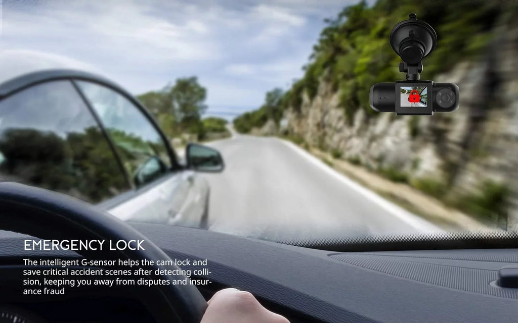 4 1080P Recording Dual Supercapacitor, Infrared Car Recorder (D30) GPS Camera Vision, Cam, and Sony Front Wi-Fi Inside Night Dash Loop Parking LEDsG-Sensor, Built-in Uber with Sensor, Mode, FHD IR