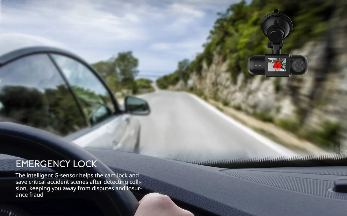 4 1080P Recording Dual Supercapacitor, Infrared Car Recorder (D30) GPS Camera Vision, Cam, and Sony Front Wi-Fi Inside Night Dash Loop Parking LEDsG-Sensor, Built-in Uber with Sensor, Mode, FHD IR