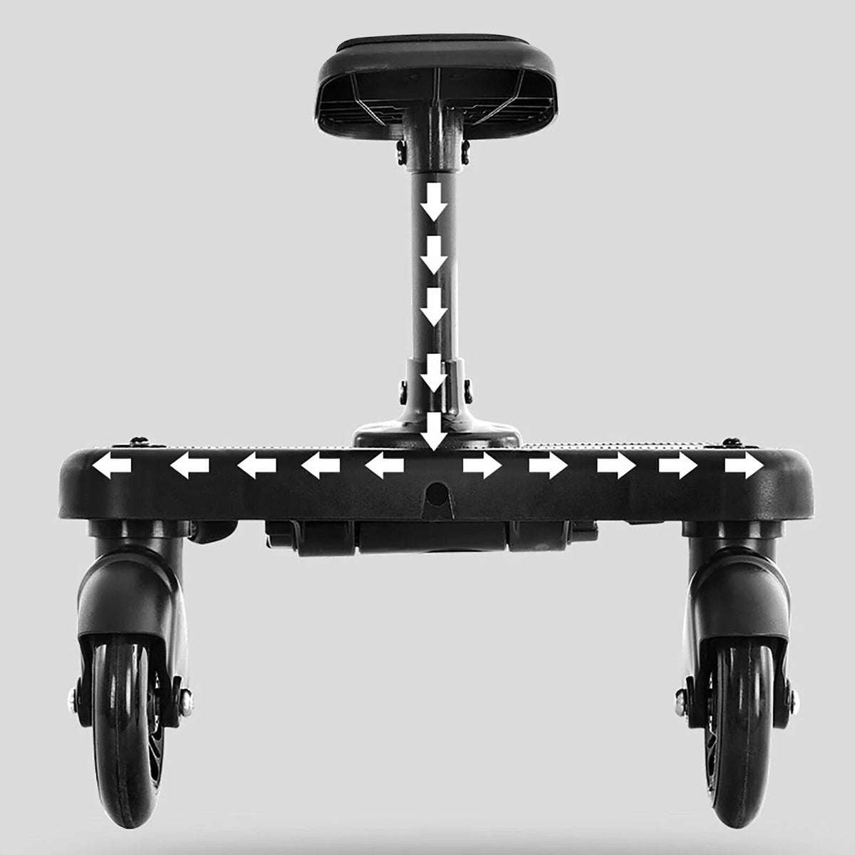 Seat Ride PP In Board Anti-Slip Pedal Pushchair Board 1 2 Pedal Board with Stroller Auxiliary Universal Connector Wheeled Stroller 25kg Adapter Seat Buggy Buggy Eco-friendly Board