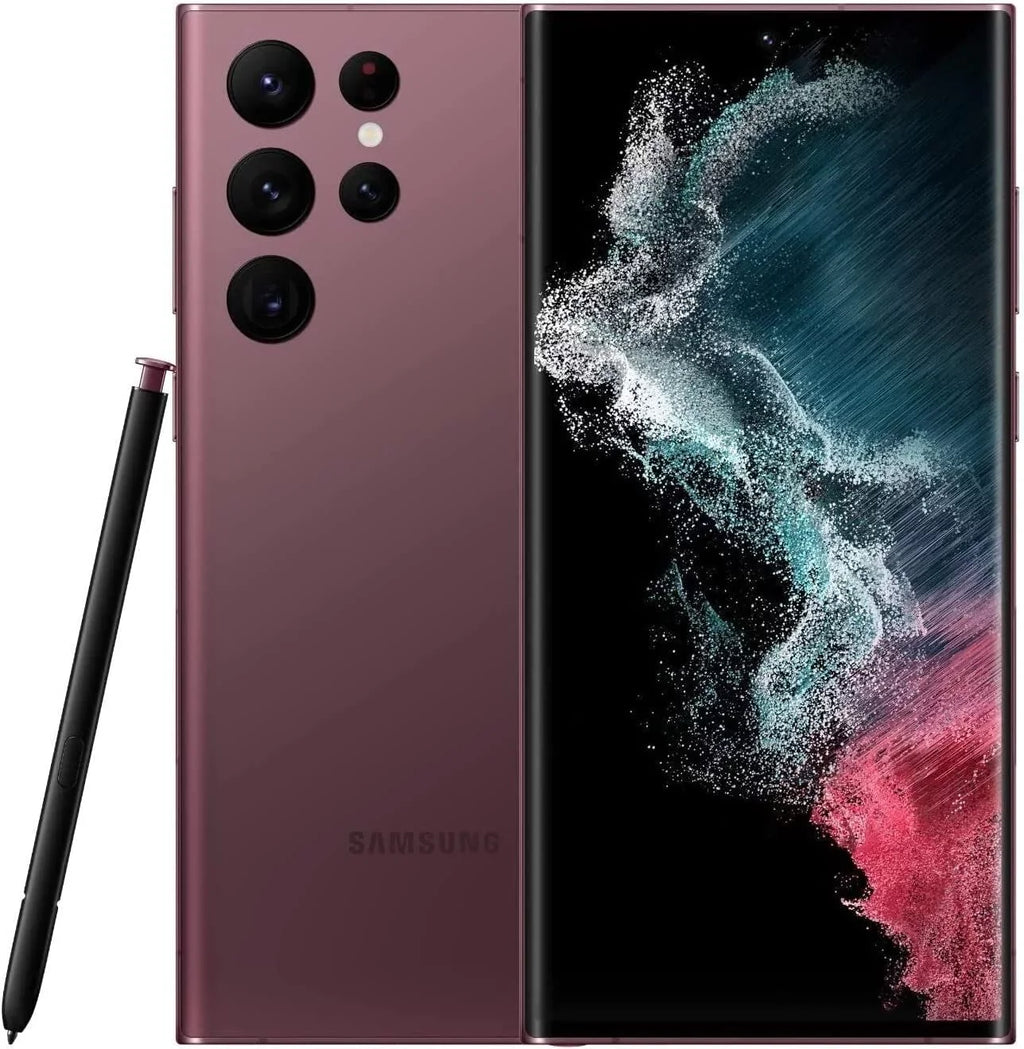 128GB Ultra S22 5G Samsung S908U (Refurbished) Galaxy Burgundy Restored (T-Mobile Only)
