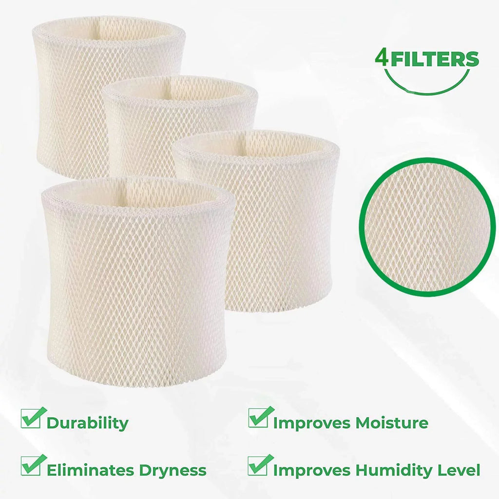 4-Pack Emerson ITidyHome Part Filter Wicking Compatible & with to # Noma 15508, Part # Replacement MAF2 Kenmore Designed air Part Moist Emerson Humidifier MAF2 #EF2. for