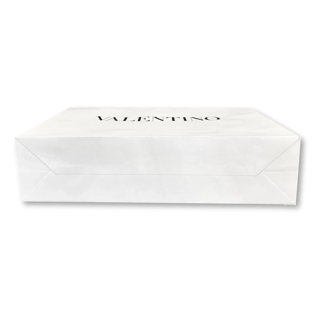 Packaging Bag Gift Designer Shopping Paper Logo White Large Valentino