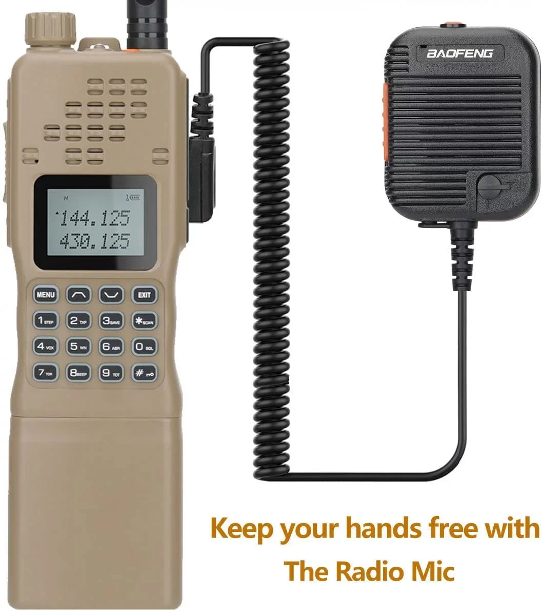 AR-152 Antenna Tactical Range Accessories 10W Radio for and Walkie Full Adults,Long Way Talkies Rechargeable with Tactical Grade Radio Military Two Radio Mic Speaker Ham