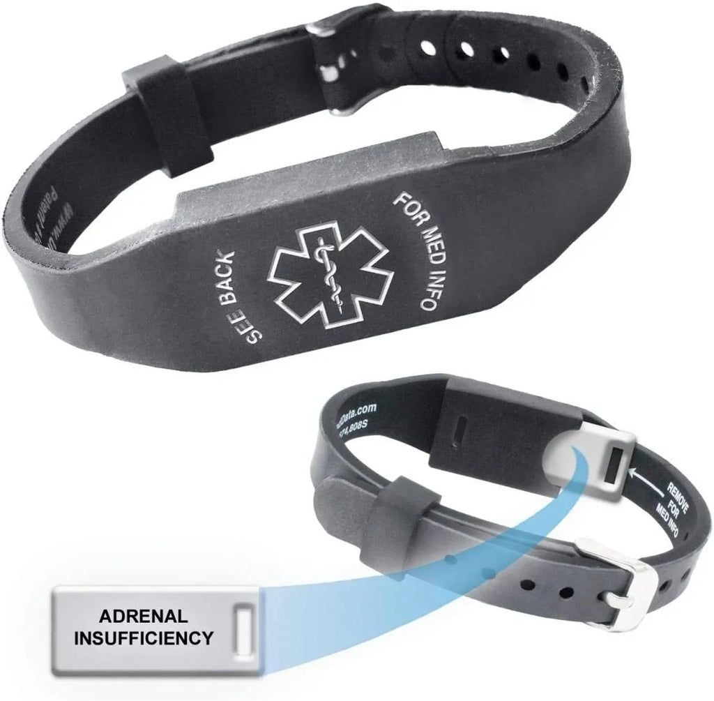 Men ELITE for "Adrenal and Bracelet ID Medical Insufficiency" Alert Women