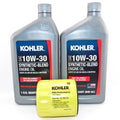 02 Synthetic Oil Blend 050 2 10W30 and Kohler PK Engine 52 Filter Kohler Oil