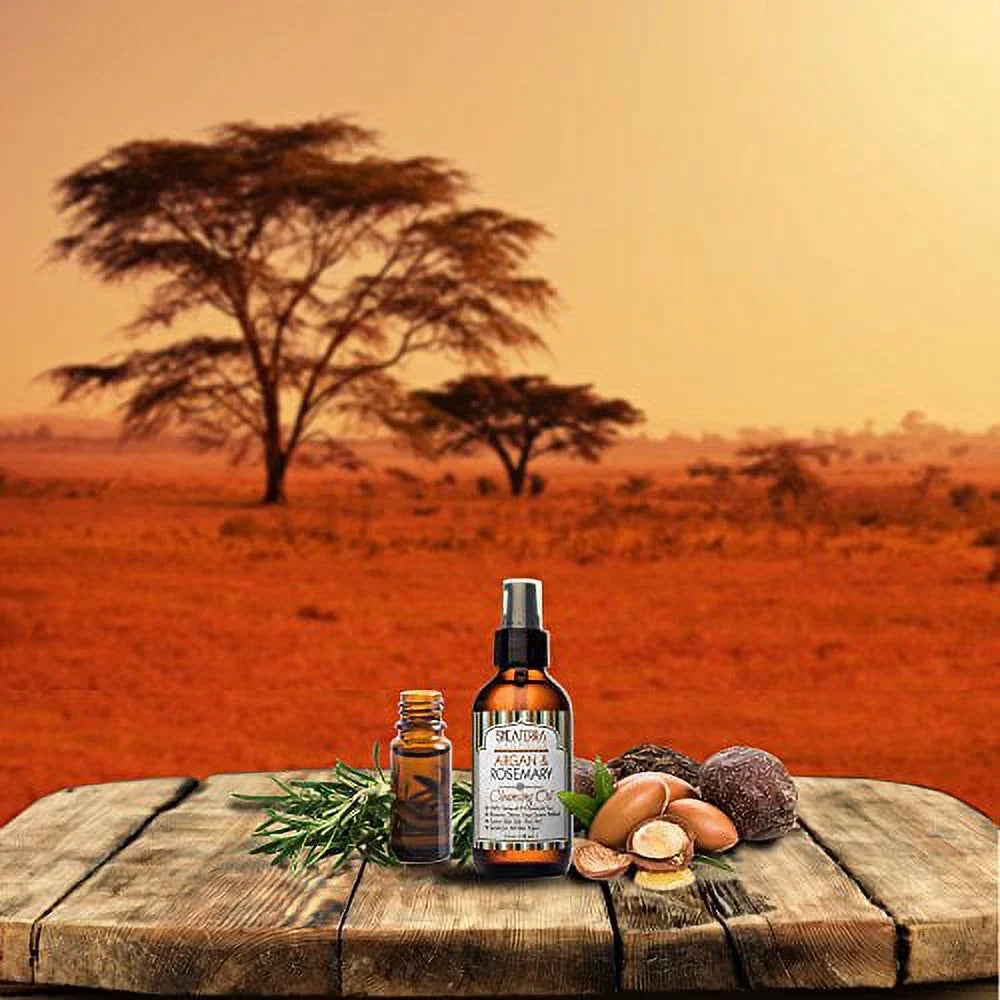 '- All Organics oz Treatment, Oil Bacteria Skin Pore Argan Terra Deep | 4 Types E Vitamin Oil | & Remover, Rosemary Shea Cleansing