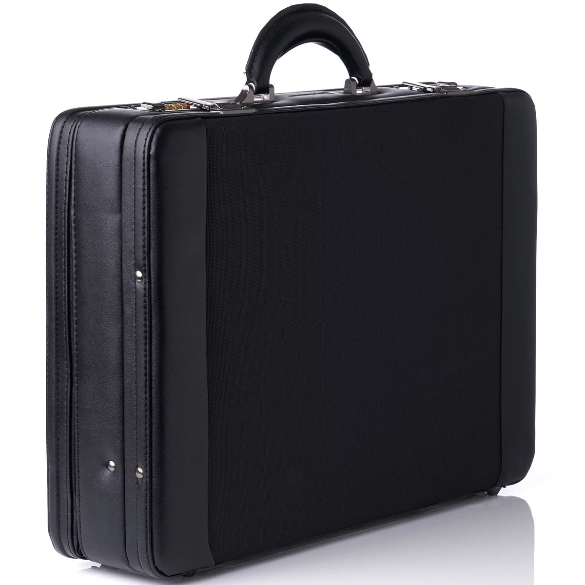 Lock Hard Dual Side Combination Expandable Attache Case Alpine Briefcase Swiss