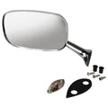 Large Corvette Teledu Hand CHROME Head Rearview For Left Mirror Exterior 1968-79 Chevy