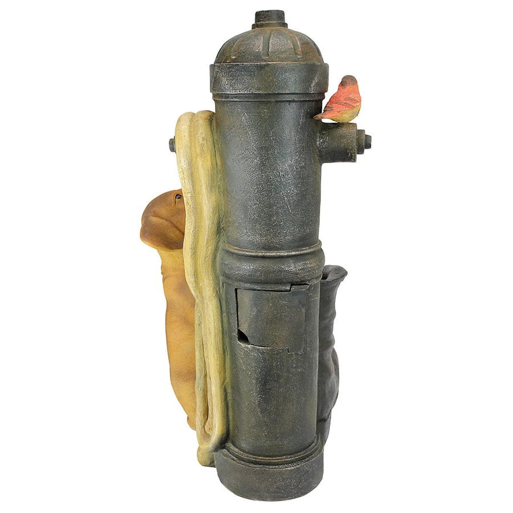Toscano Fire Sculptural Hydrant Pooch Fountain Design