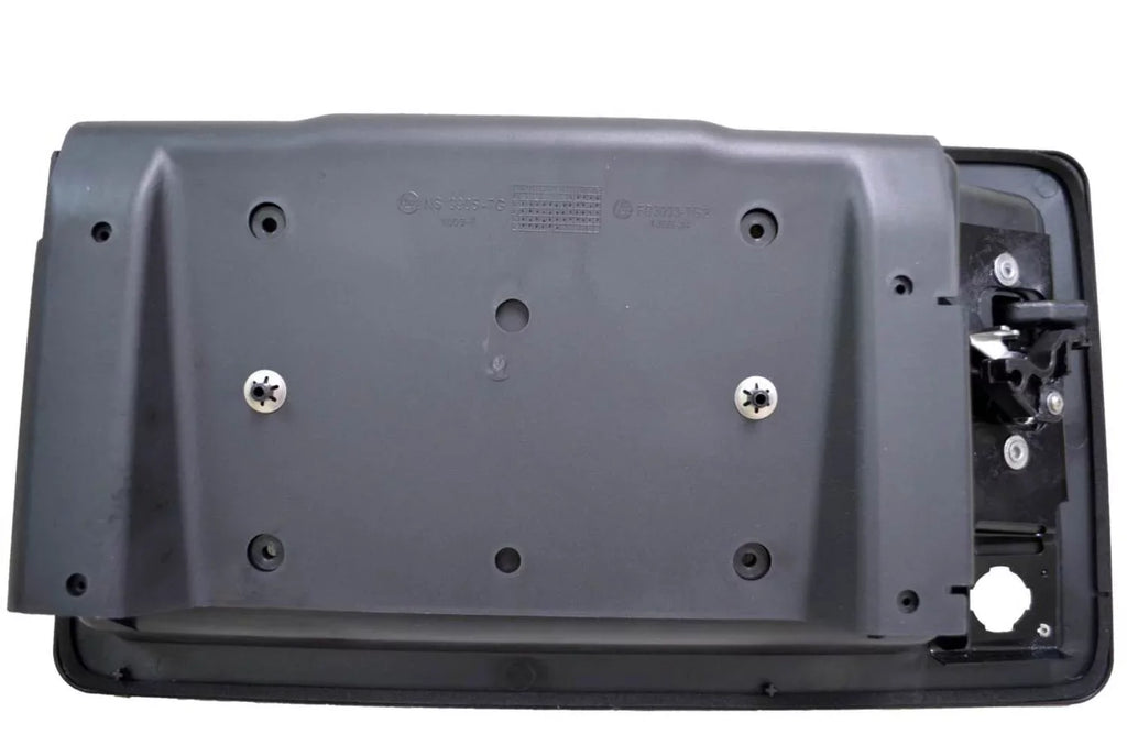 2008-2018 without Tailgate License Fits Textured Auto FORD Outside - - PT Plate Camera FO-3903A-TG Bracket Cargo select: ECONOLINE Hole Handle, Warehouse Door Holder