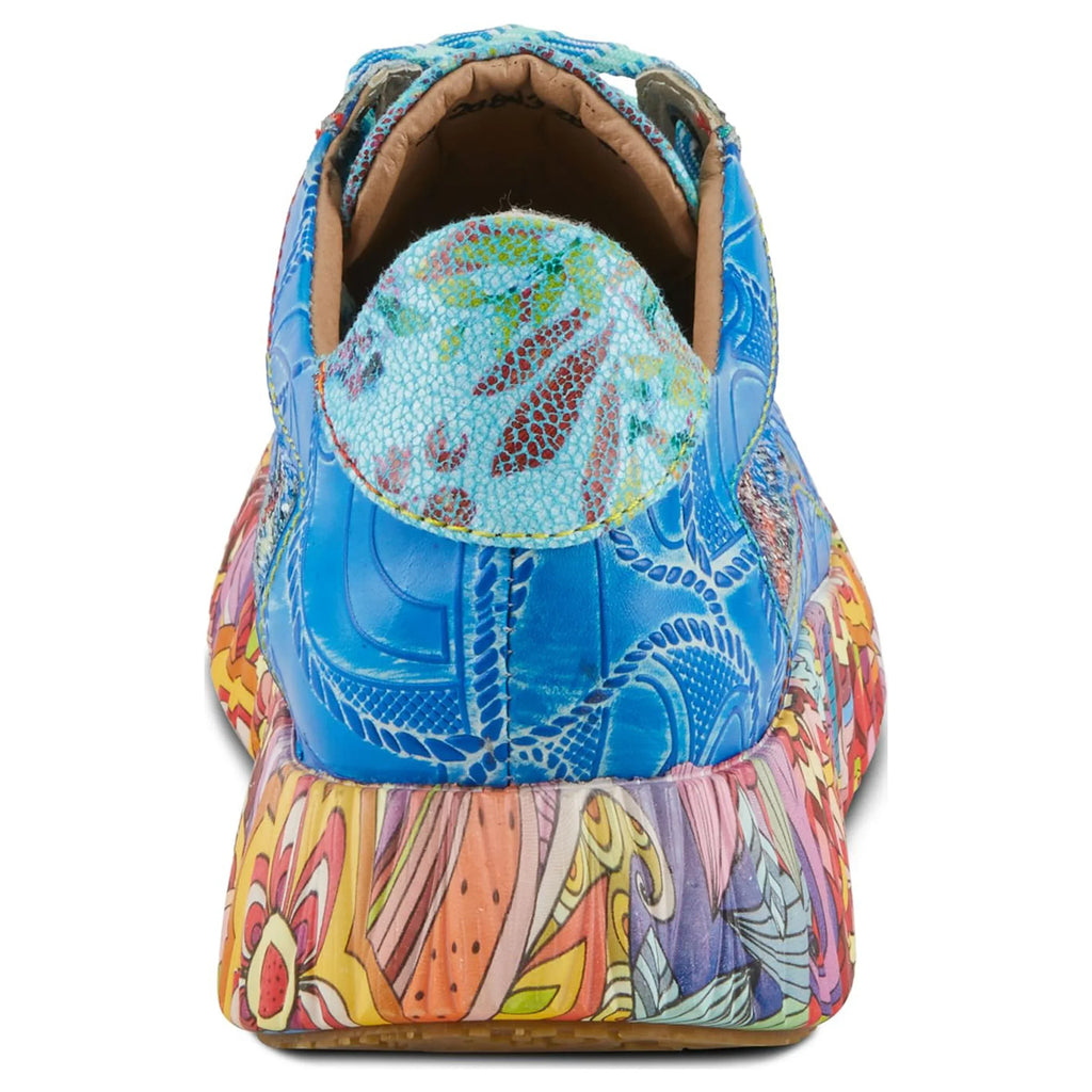 / Sneakers CAFFEY Fashion EU | 42 Step Energetic Patterns Spring Multi Unique L'Artiste US Multicolored Blue Women's 10.5-11