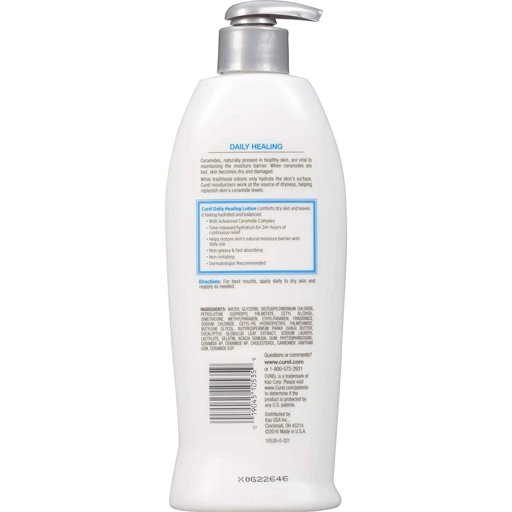 13 Curel 6) oz Daily Dry For Healing of Lotion Skin Original (Pack