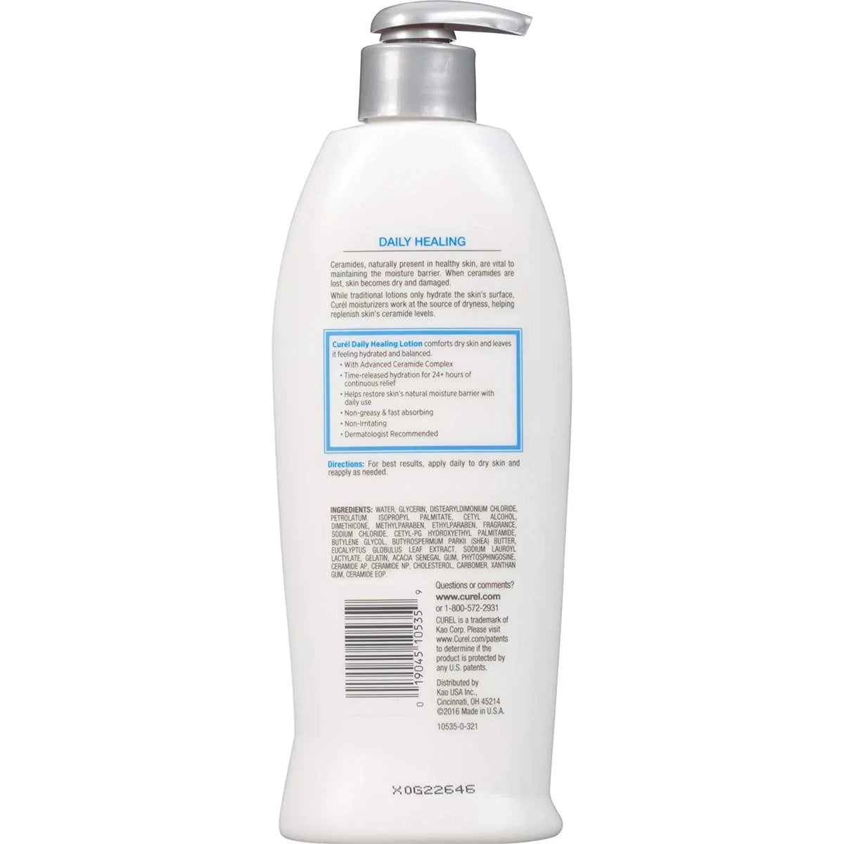 13 Curel 6) oz Daily Dry For Healing of Lotion Skin Original (Pack